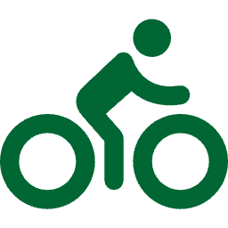 grünes Fahrrad-Symbol
